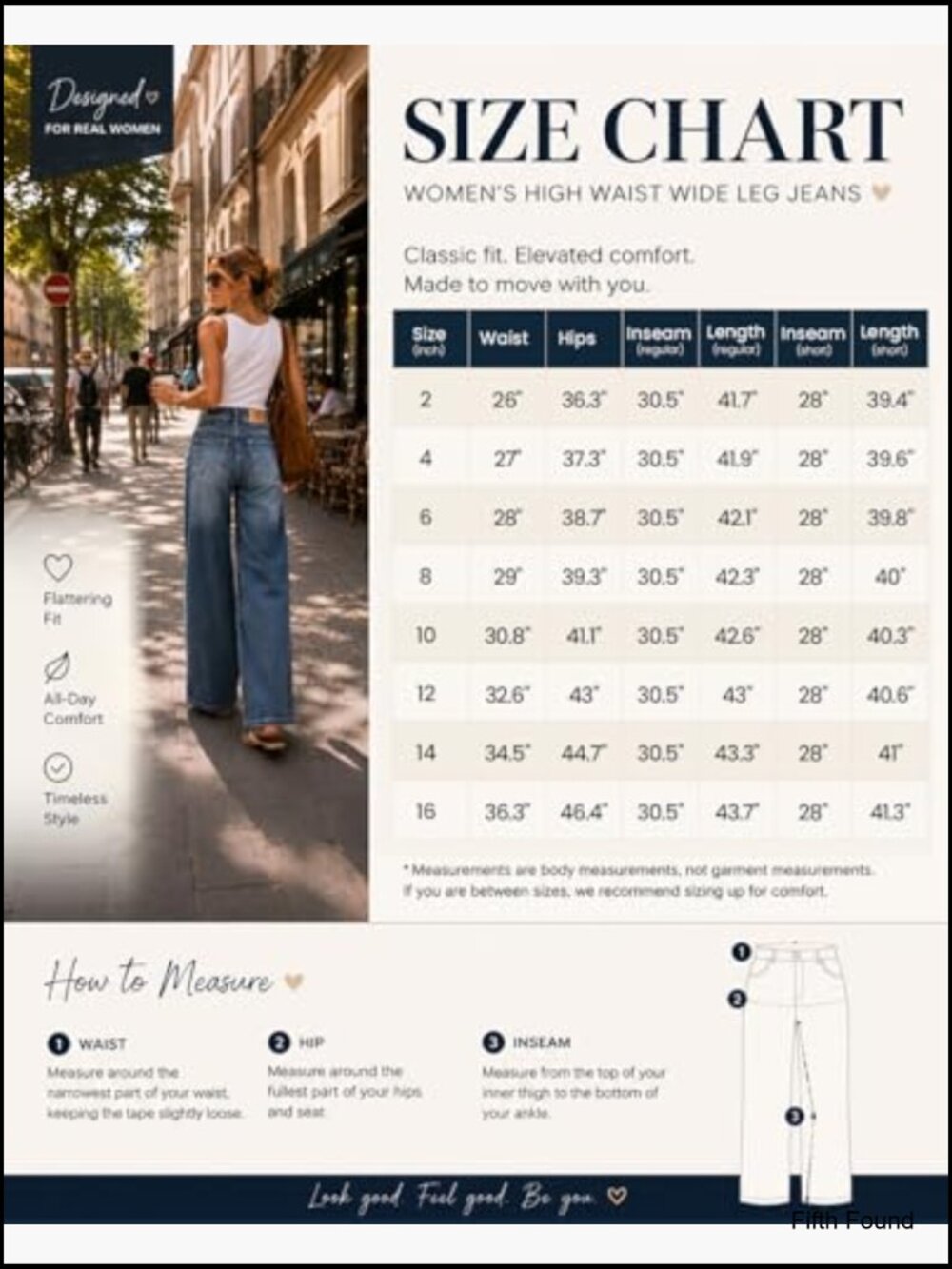 High Waisted Baggy Wide Leg Jeans Stretchy Tummy Control Straight Leg Denim - Picture 7 of 7